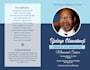 design world class obituary, funeral program in 6hrs