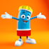 create a  premium quality 3d cartoon character