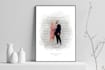 make personalised family portrait watercolor illustrations