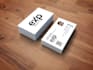 do great clickable digital business card, physical card with qr code, vcard