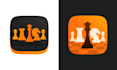 design modern mobile app icon or logo for app or playstore