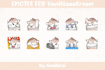draw custom twitch emotes in cute anime style