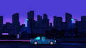 make a pixel art in cyberpunk or japanese style animated