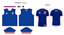 prepare print ready sublimation files for sports jerseys