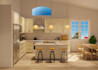 do kitchen interior design to 3d model and render