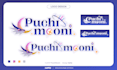 design a cute elegant futuristic vtuber logo