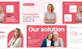 design a modern investor pitch deck powerpoint presentation
