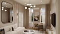 design kitchen interior in 3d and render