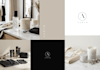 design luxury modern minimalist business logo branding