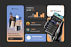 make mobile app UI UX design on figma