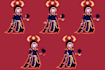 create pixel art characters for video games and animation