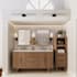 do an interior design with sample board and shopping list