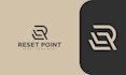 create minimalist negative space business logo design and brand identity