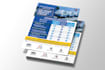 design high quality printable flyers, posters, door hanger and roll up banners