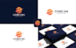 create custom unique modern business logo design with brand guidelines