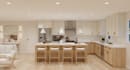 design kitchen interior in 3d and render