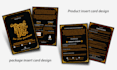 design amazon thank you card, product insert, package insert