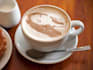 write text or put your logo in coffee cup