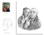 draw realistic pencil portraits, sketch from photos