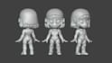sculpt 3d character modeling,figurine,toy,cute 3d model for 3d printing and game
