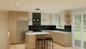 design kitchen interior in 3d and render