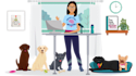 create modern flat vector illustration for website and app
