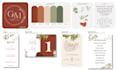 do a complete elegant wedding invitation handwritten logo