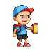create 2d vector cartoon character game sprites for you
