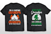 create merch by amazon t shirt design with keywords and description