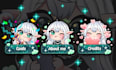 draw cute custome twitch chibi badge panel for  you