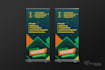 create a modern, eye catching roll up banner design