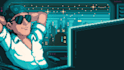 create chill anime pixel art short scenes