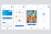design modern mobile app and website UI UX in figma