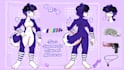 draw furry reference sheet, fursona ref sheet, anthro oc