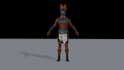 design a 3d character ready for use in games or animation