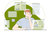 create 2d flat modern illustrations