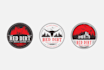do a luxury vintage outdoor retro minimalist badge or sticker logo design