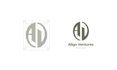 design bold a initial letters logo for tech business, saas startup, and app icon