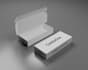 design modern and luxury packaging box and product label