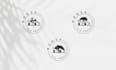 illustrate minimal hand drawn logo designs with animation