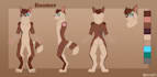 make a cute furry reference sheet for you