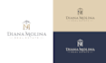 design a minimalist business logo and brand board