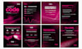 design instagram canva templates, social media post design