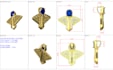 do jewelry cad design for 3d printing and rendering