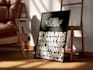 design motivational wall art, typography posters with ai
