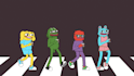 animate walk character animation gif nft