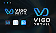 design a futuristic wordmark logo for your brand