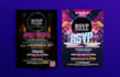 design music posters party flyers leaflets ready to print