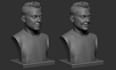 create 3d portraits sculpted in zbrush for 3d printing