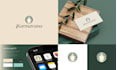 design a modern minimalist business logo for your startup